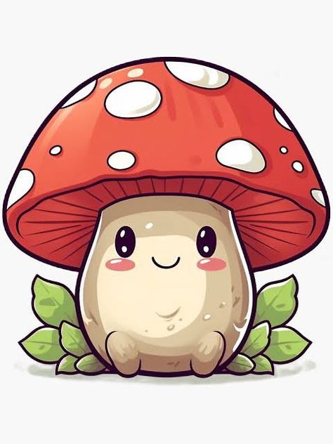 Cute Cartoon Mushrooms, Cartoon Mushroom Painting, Mashrooms Drawing Aesthetic, Hongitos Aesthetic, Mushroom Character Drawing, Hongos Cute, Mushroom Man Drawing, Aesthetic Mushroom Drawing, Kawaii Mushroom Drawing