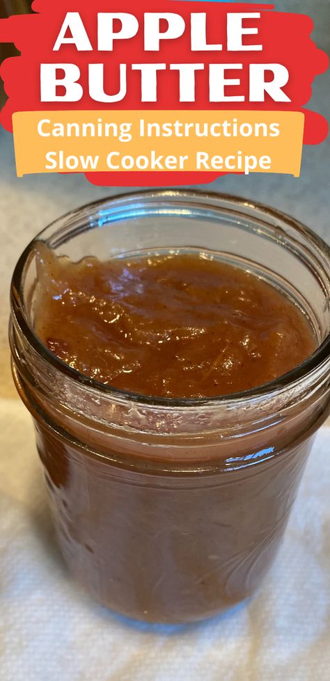 Apple Butter Crock Pot, Slow Cooker Apple, Slow Cooker Apple Butter, Apple Butter Recipe, Homemade Apple Butter, Diy Easy Recipes, Slow Cooker Apples, Easiest Apples, Homemade Apple