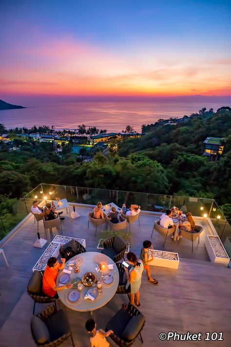 The Sundeck Phuket - A trendy lounge bar and restaurant in Kata Noi Luxor Hotel, Sunset Restaurant, Villa Phuket, Thailand Tourist, Thailand Destinations, Beach Suite, Voyage Bali, Terrace Restaurant, Patong Beach