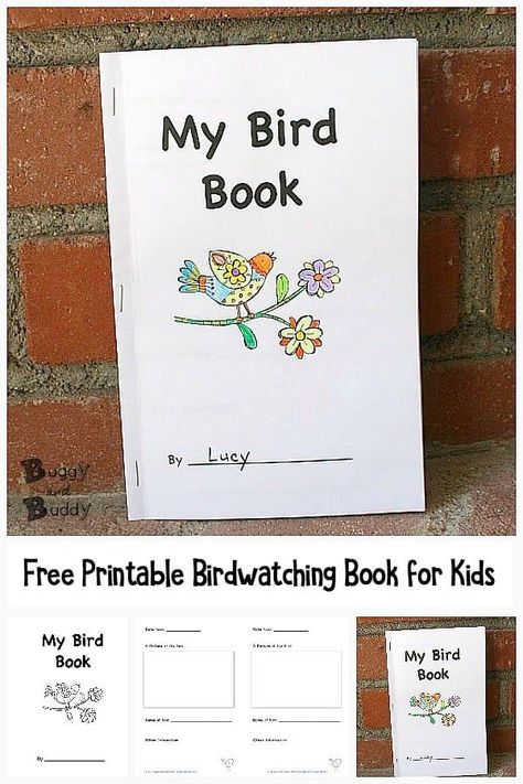 Science and Nature for Children: Free Printable Bird Book for Kids- Use this to record neighborhood or backyard birds on your next walk. Also good for road trips! Designed for preschool, kindergarten, and first grade! Birdwatching is a great outdoor activity! #buggyandbuddy #birdwatching #outdoor #nature #scienceforkids #science via @https://www.pinterest.com/cmarashian/boards/ Books For Preschool, Birds For Kids, Forest School Activities, Social Studies Activities, Bird Book, Science Activities For Kids, Bird Crafts, Bird Theme, Preschool Science