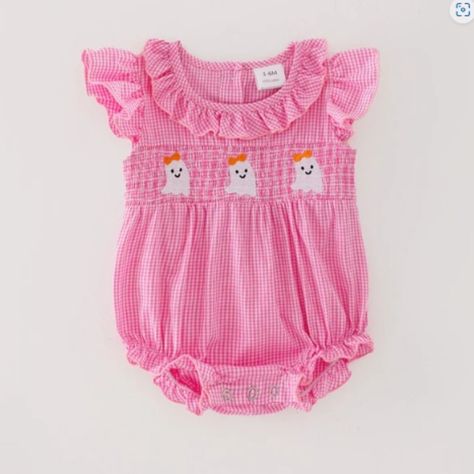 Brand New In Package 100% Cotton Bubble Outfit, Bubble Clothes, Girls Smock, Bubble Machine, Pink Baby Girl, Bubble Romper, Pink Gingham, Girls Clothing Sets