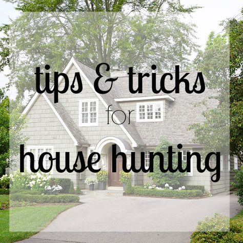 tips & tricks for house hunting! House Hunting Checklist, Buying First Home, Hunting Tips, Buying Your First Home, House Hunters, Home Buying Process, Home Buying Tips, First Time Home Buyers, Real Estate Tips