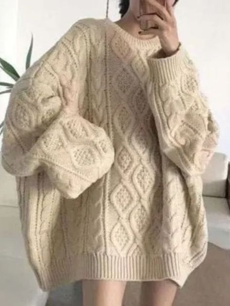 Beige Oversized Sweater, Super Cropped Sweater, Split Sweater, Cropped Knit Sweater, Long Sleeve Knit Sweaters, Ribbed Knit Sweater, Knit Pullover, Cool Sweaters, Knitted Pullover Sweaters