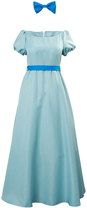 Wendy Peter Pan Costume, Wendy Cosplay, Blue Dress For Women, Wendy Costume, Maxi Blue Dress, Fancy Maxi, Wendy Dress, Blue Dresses For Women, Summer Dress Blue