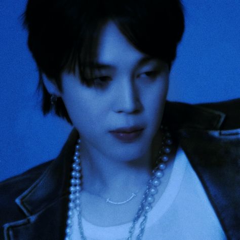 Blue Jimin Icon, Bts Blue Icon, Blue Bts Aesthetic, Jimin Blue Wallpaper, Jimin In Blue, Jimin Blue Aesthetic, Bts Blue Aesthetic, Blue Jimin, Dark Blue Aesthetic Wallpaper