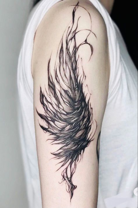 Raven Tattoo Men, Crow Tattoo For Men, Wings Tattoo Meaning, Crow Tattoos, Mundo Hippie, Juice Tattoo, Colour Tattoo For Women, Mens Body, Tattoos Men