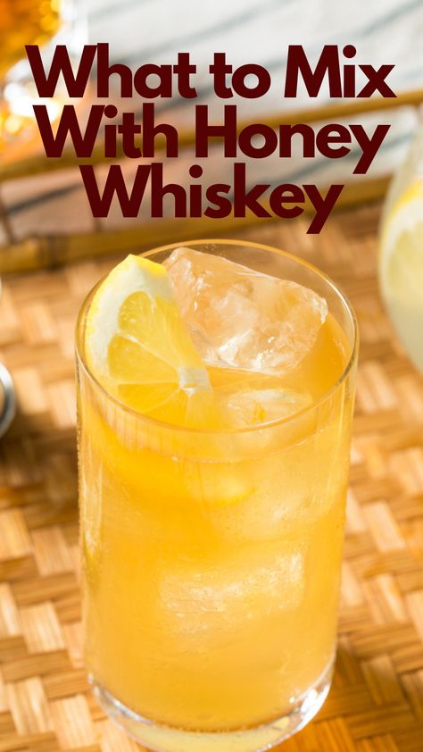 What To Mix With Honey Whiskey Jack Daniels Honey Drinks, Honey Liquor, Jack Daniels Honey Whiskey, Whisky Honey, Tennessee Honey Whiskey, Whiskey Drinks Recipes, Whiskey Lemonade, Recipe Using Honey, Honey Cocktail