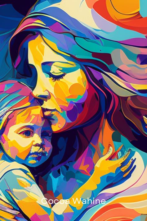 Mother Protecting Child, Protective Hug, Motherhood Artwork, Mother Child Painting, Mother And Baby Paintings, Mother And Child Drawing, Mother And Child Art, Samsung Gadgets, Love Of A Mother