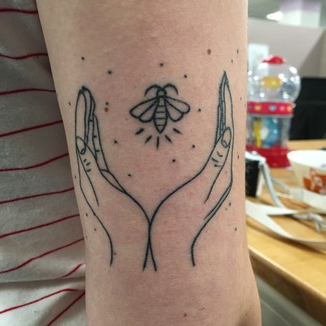 Watercolor Lightning, Lightning Bug Tattoo, Lightning Tattoos, Honeysuckle Tattoo, Firefly Tattoo, Tattoos Cool, Lightning Tattoo, Bolt Tattoo, Love Ideas