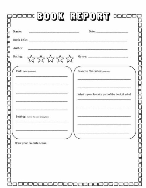 Book Summary Template, Grade Template, Summary Worksheet, Second Grade Books, 5th Grade Books, Book Report Template, 4th Grade Books, 1st Grade Books, Popup Book