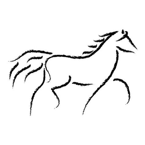 500x500 9003 best Drawing and Art images Drawings, Painting Easy Horse Drawing, Horse Doodle, Horse Outline, Horse Clip Art, Horse Stencil, Horse Tattoo Design, Horse Sketch, Running Horse, Horse Crafts