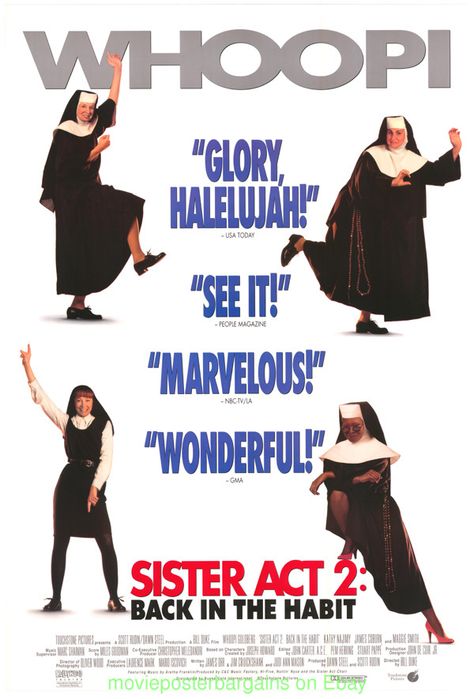 Sister Act 2 Sister Act 2 Fashion, Sister Act Costumes, Sister Act 2, Sisters Movie, Sister Act, Whoopi Goldberg, Fav Movies, E Magazine, 2 Movie