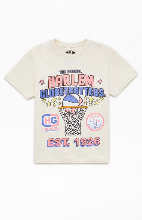 Kids Harlem Globetrotters T-Shirt Basketball Apparel, Basketball Tshirt, Add Kids, Harlem Globetrotters, Basketball Shirts, Basketball Team, Kids Graphic Tees, Basketball Teams, Globe Trotter