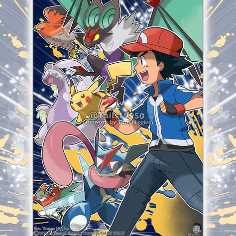 Ash Pokemon Team, Pokemon Vs Digimon, Pokemon Ash Ketchum, Pokemon Adventures Manga, Pokemon Gym, Pokemon Champions, Pokemon Team, Ash Pokemon, Ash Ketchum