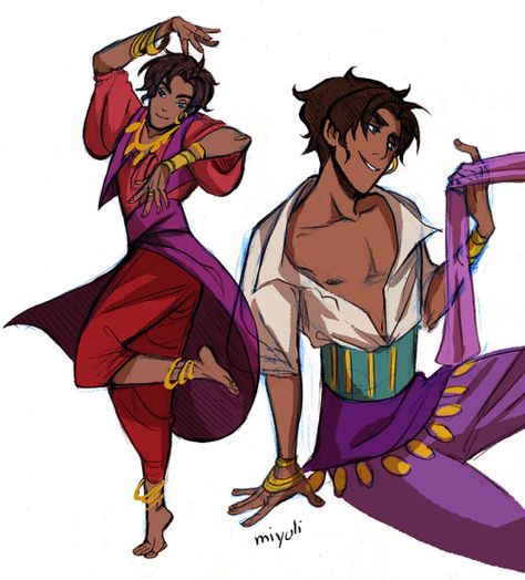 Male Esmeralda by Miyuli Disney Gender Swap, Gender Bent Disney, Disney Gender Bender, Phineas E Ferb, Disney Au, Cartoon As Anime, Like Drawing, Disney Princes, Arte Disney