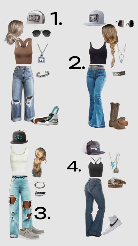 Country Girl Style Outfits, Punchy Western Outfits, Country Summer Outfits, Country Outfits Women, Cute Cowgirl Outfits, Casual Country Outfits, Southern Outfits, Country Style Outfits, Western Wear Outfits