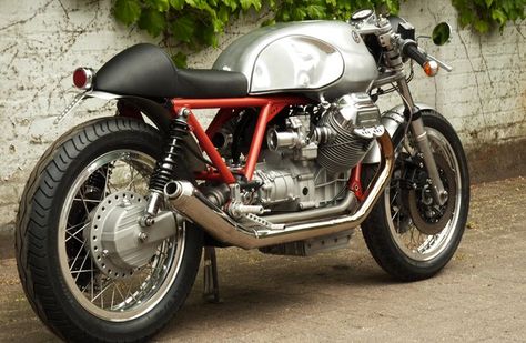 Moto Guzzi Cafe Racer, Moto Guzzi Motorcycles, Cafe Racer Style, Cafe Bike, Cafe Racing, Honda Cb750, Cafe Racer Bikes, Beautiful Bike, Cafe Racer Motorcycle