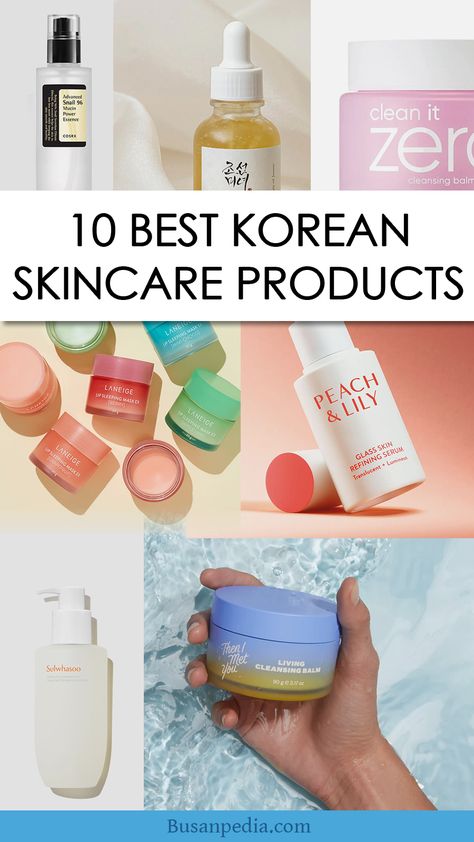 10 Best Korean Skincare Products of 2023 Cute Korean Beauty Products, K Pop Skincare, Best Cosmetics Products, Korean Glass Hair, Thai Beauty Products, New Skincare Products, South Korean Skin Care, Korea Must Buy, Best Korean Hair Care Products