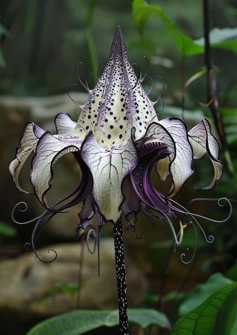 Goth Garden, Weird Plants, Gothic Garden, Plant Fungus, Moon Garden, Nothing But Flowers, Unusual Plants, Unusual Flowers, Rare Flowers