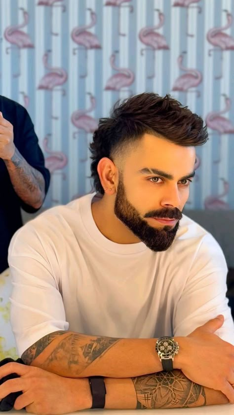 Kohli Hairstyle, Virat Kohli Portrait, Virat Kohli Portrait Photography, Virat Kohli Hairstyle, Ab De Villiers Photo, Famous Historical Figures, Mens Hairstyles With Beard, Gents Hair Style, Virat Kohli Instagram