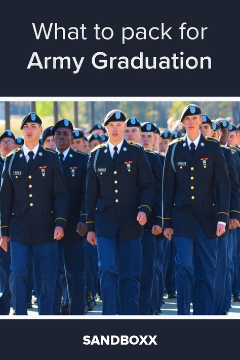 Army Graduation will be one of the most memorable days of your life, so we've put together an Army basic training graduation packing list to help you get prepared for this exciting day 👝🇺🇸 via @sandboxxapp National Guard Basic Training, Us Army Basic Training, Army Care Package, Army Graduation, Basic Training Graduation, Soldier Care Packages, Army Basic Training, Camp Party, Boot Camp Graduation