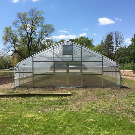 Gothic High Tunnel - 30 ft. Wide High Tunnel Greenhouse Kit High Tunnel, Aquaponics Kit, Tunnel Greenhouse, Cold Frames, Aquaponics Diy, Indoor Greenhouse, Greenhouse Ideas, Backyard Greenhouse, Small Greenhouse