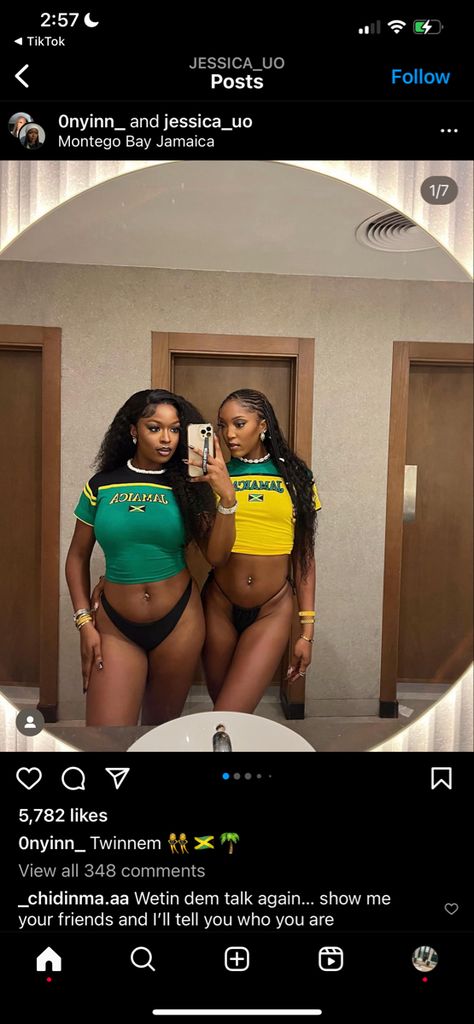 Jamaica Shorts Outfit, Jamaican Trip Outfits, Swimsuit Outfit Ideas Black Women, Jamican Outfit Party, Jamaica Bathing Suit, Trip To Jamaica Outfits, Jamaica Trip Outfits Black Women, Jamaica Vacation Black Women, Jamaica Trip Black Women