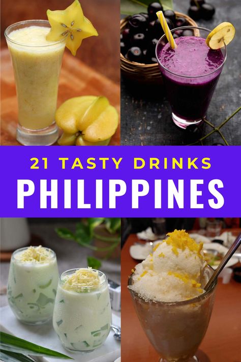 Filipino Drinks Sweets, Filipino Drink Recipes, Filipino Cocktails, Filipino Bedroom, Filipino Drinks, Filipino Pastries, Filipino Dinner, Most Popular Alcoholic Drinks, Phillipino Food