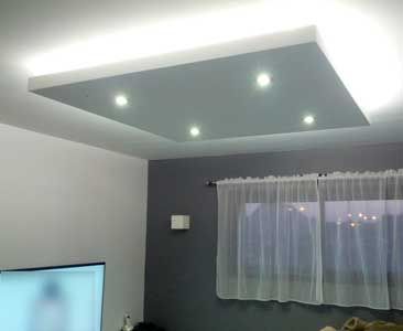 find ideas to customize your home Diy Drop Ceiling, Drop Ceiling Lighting, Small Hall, Condo Interior Design, Lounge Interiors, Woodworking Shop Plans, Open Ceiling, Bathroom Plans, Condo Interior