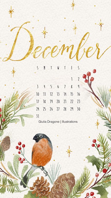 Aesthetic December, Diy Desk Calendar, 2020 Aesthetic, December Wallpaper, Flower Shop Decor, Watercolor Calendar, 2017 Calendar, December Calendar, Christmas Phone Wallpaper