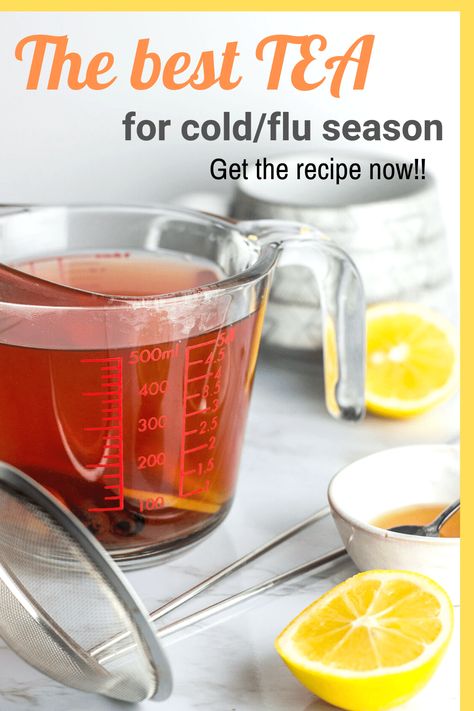 Best Tea For Colds, Tea For Colds, Healthy Nutrition Plan, Sick Remedies, Cold Sores Remedies, Odd Stuff, Natural Sleep Remedies, Healthier Recipes, Natural Cold Remedies