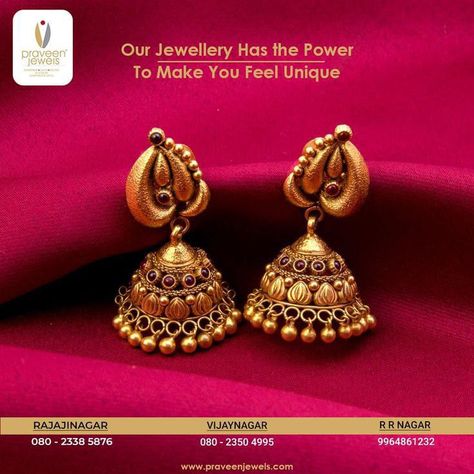 Latest Gold Earrings, Gold Earrings Design, Gold Earrings Bridal, Silver Earrings Small, Earrings Latest, Small Earrings Gold, Temple Jewellery Earrings, Wedding Jewelry Sets Bridal Jewellery, Gold Jhumka Earrings