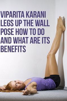 Viparita Karani, Wall Yoga, Wall Stretch, Legs Up The Wall, Fish Pose, Wall Workout, Yoga Poses Advanced, Yoga Positions, Cardio Workouts