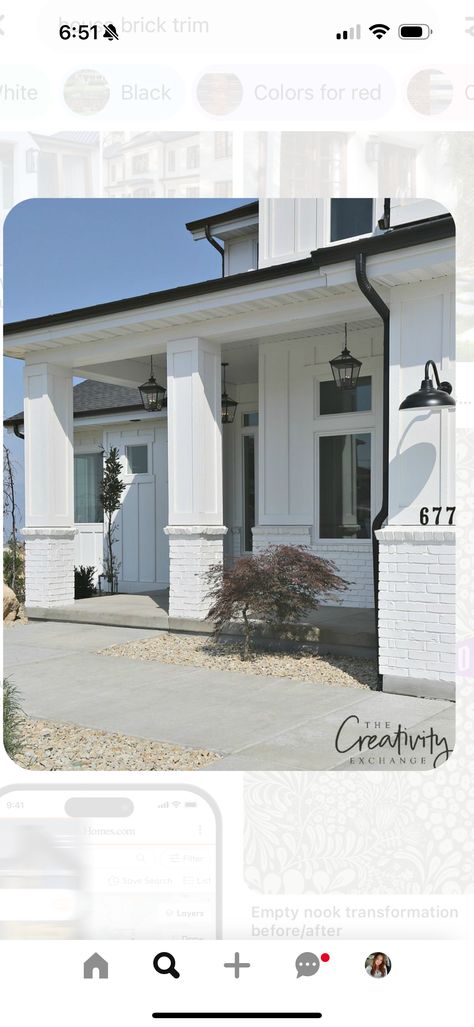 Modern Farmhouse Exterior Lighting, Farmhouse Exterior Lighting, Farmhouse Style Lighting, Farmhouse Exterior Design, Building A Porch, Porch Columns, Casa Exterior, Modern Farmhouse Exterior, House With Porch