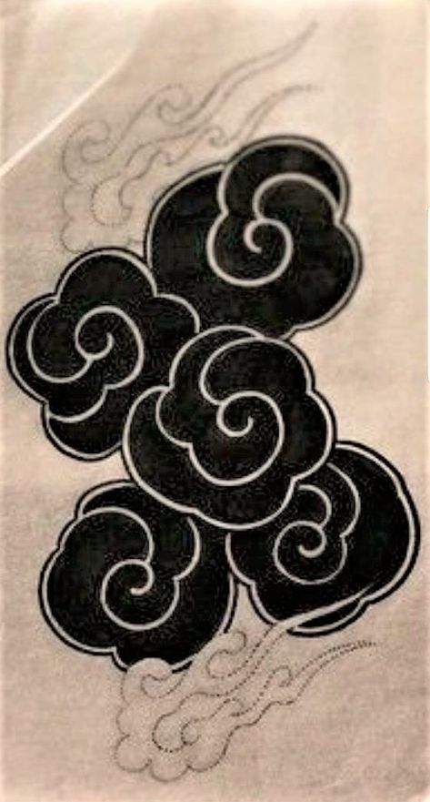 Capturado con Lightshot Clouds Tattoo Stencil, Japanese Cloud Tattoo, Japanese Clouds, Cloud Tattoo Design, Clouds Tattoo, Blackout Tattoo, Cloud Tattoo, Traditional Japanese Tattoos, Japanese Sleeve Tattoos