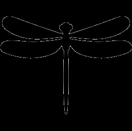 Dragon Fly Silhouette, Dragonfly Silhouette Free Printable, Cool Silhouette Art Ideas, Animal Silhouette Art, Dragonfly Silhouette, Silhouette Shapes, Animal Stencil, Clip Art Free, Free Silhouette