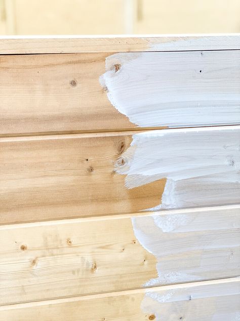 How to White Wash Anything — Thermaland Oaks White Wash Ceiling, Whitewashing Wood, Thermaland Oaks, Knotty Pine Walls, White Washed Pine, White Wash Stain, White Wash Walls, White Wash Wood, Cedar Walls