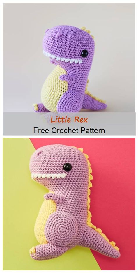 : Irene Strange Trex Crochet Free Pattern, T Rex Crochet Pattern Free, Knitting Ideas For Beginners, Crochet Dinosaur Pattern Free, Crochet T-rex, Crochet Dinosaurs, 2024 Crochet, Crochet Dinosaur Patterns, Sewing Challenge