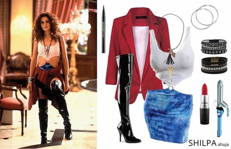 90s Theme Party Outfits to Try Now: 90s Outfit Ideas for Decade Day Decade Outfits, 90s Outfit Ideas, Decades Day Outfits, Decade Day, 90s Outfits Party, 90s Themed Outfits, 90s Theme Party Outfit, Pretty Woman Costume, 90s Party Outfit