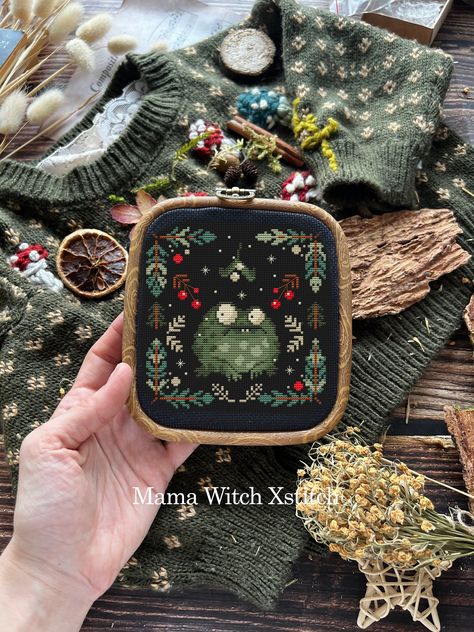 "🔮Whimsical and magical OOAK cross stitch pattern for witchy souls SHOP NOW🔮 Fabric: 18 count Aida Stitches: 79 x 80 Size: 4.39 x 4.44 inches or 11.15 x 11.29 cm Colours: DMC 🌠PURCHASE INCLUDES : 1.Pattern with COLOR and symbol chart on 4 PAGES READY TO PRINT 2.Pattern with BLACK AND WHITE easy to read symbol chart on 4 PAGES READY TO PRINT 3.Pattern with full color and symbol chart on ONE PAGE scalable PDF file to USE WITH GADGETS 4.Pattern with color blocks only 5.Pattern with symbols only PATTERN KEEPER FRIENDLY! ♥ Ordering & Download Instructions♥ 1. Please add this item to your cart and check out. 2. Once payment has cleared you will be taken to the \"Downloads Page\". Download the files and save to your computer for printing. 3. Or, access your files at any time here: https://www. Noel Cross Stitch Pattern, Gothic Christmas Cross Stitch, Black And White Cross Stitch, Cross Stitch Ornaments, Pagan Cross Stitch, Cross Stitch Projects, Winter Cross Stitch, Cross Stitch Rose, Cross Stitch Patterns Christmas