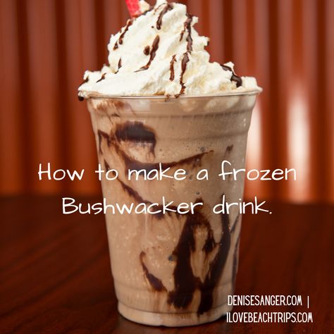 Bush Wacker Drink Recipe, Best Bushwacker Recipe, Flora Bama Bushwacker Recipe, Bushwacker Drink, Best Florida Vacations, Bushwacker Recipe, Kahlua Drinks, Frozen Summer, Travel Florida