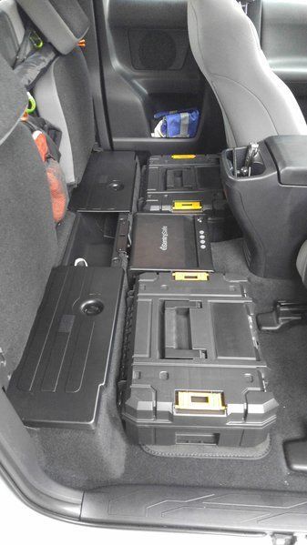 Pick Up Truck Storage Ideas, Truck Organization Ideas, 4wd Accessories, Tacoma Access Cab, Toyota Tacoma Mods, Truck Accesories, Tacoma Accessories, Accessoires 4x4, Truck Organization