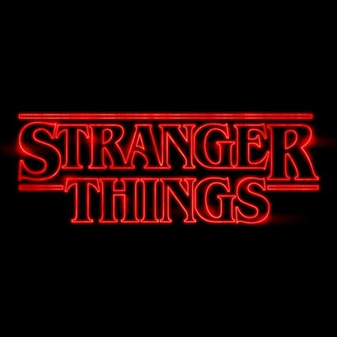 Red Neon, Strange Things, Stranger Things, Tv Series, Neon, Tv, Red, Black