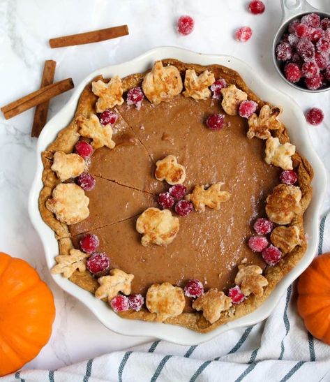 are here: Home / Pies and Tarts / Easy To Make Eggless Pumpkin Pie Eggless Pumpkin Pie Recipe, Eggless Pumpkin Pie, Dairy Free Pumpkin Pie, Healthy Pumpkin Dessert, Thanksgiving Pie Recipes, Eggless Cakes, Perfect Pumpkin Pie, Dairy Free Pumpkin, No Bake Pumpkin Pie