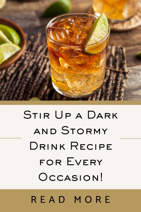 Stir Up a Dark and Stormy Drink Recipe for Every Occasion! - Tamara Like Camera Dark And Stormy Drink, Dark And Stormy, Dark N Stormy, Drink Recipe, Camera Photography, Blog Photography, Drinks, Photography