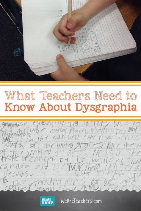 What Teachers Need to Know About Dysgraphia Dysgraphia Activities, School Diy Ideas, Messy Handwriting, Inclusive Classroom, Dysgraphia, Student Growth, Learning Support, Reading Intervention, Learning Styles