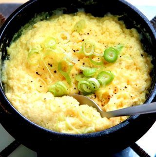 Korean Steamed Egg, Egg And Rice, Koreansk Mad, Korean Breakfast, Koreansk Mat, Asian Breakfast, Steamed Eggs, Perfect Rice, Low Estrogen