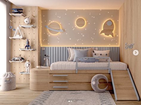 Kids Bed Design, Toddler Boy Room Decor, Kids Room Interior Design, Modern Kids Bedroom, Baby Boy Room Decor, Kids Bedroom Inspiration, Toddler Boys Room, Kids Bedroom Designs, Baby Room Inspiration