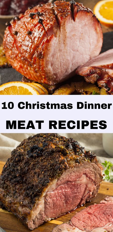 Delicious Christmas Dinner Meat Recipes. Christmas Dinner Menu/ Christmas Recipes/ Christmas Dinner Meat Main Dishes/Christmas Dinner Meat Ideas Christmas Dinner Meat, Dinner Meat Recipes, Traditional English Christmas Dinner, Christmas Dinner Main Course, English Christmas Dinner, Holiday Meat, Traditional Christmas Dinner Menu, Holiday Cooking Christmas, Christmas Meat