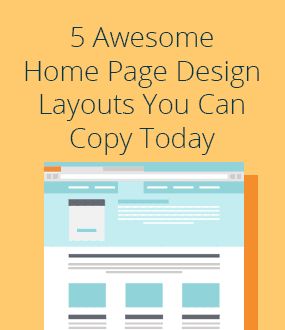 See our guide on how to create an awesome, effective home page design layout. We have examples you can imitate & templates you can use.